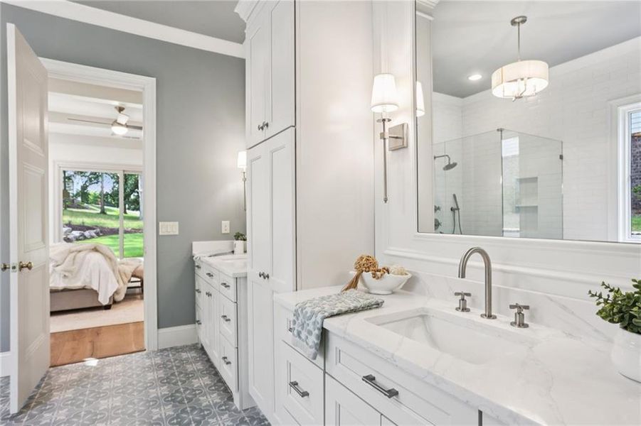 Furnished interior view inside a new home in , Marietta (Image 5).