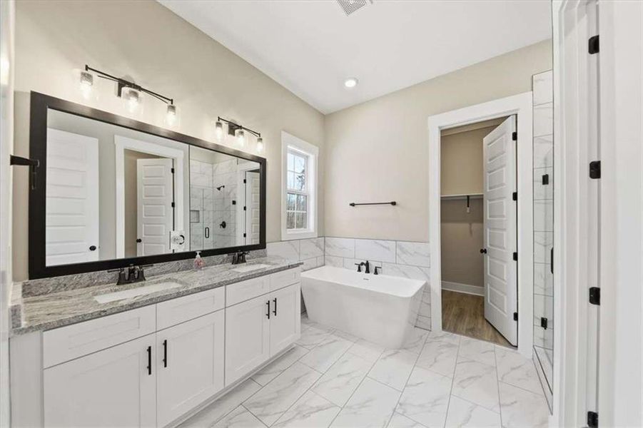 Furnished interior view inside a new home in , Ball Ground (Image 37). Furnished interior view inside a new home in , Ball Ground (Image 37).