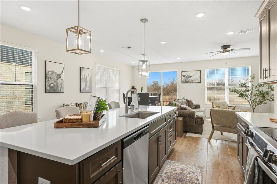 Furnished interior view inside a new home in , Stephenville (Image 13).