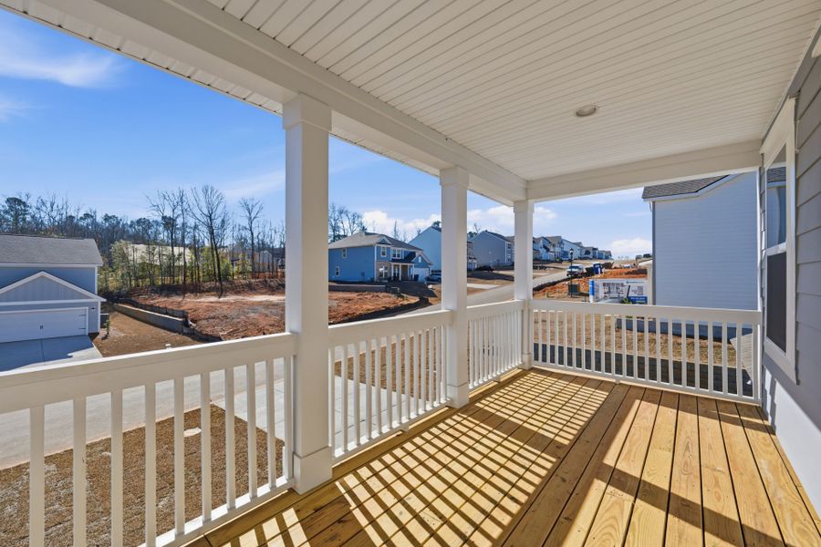Exterior details and patio area of a home in Carriage Estates, Lexington (Image 24).