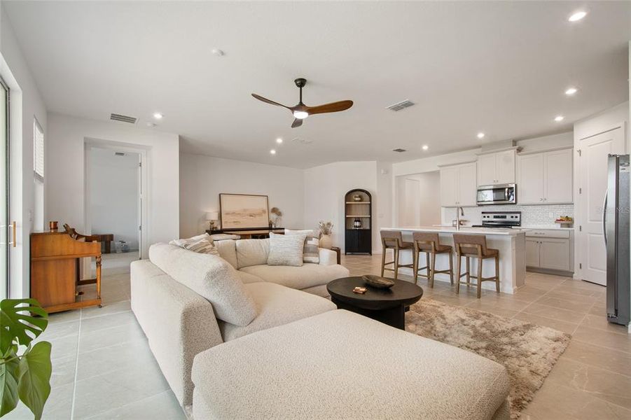 Furnished interior view inside a new home in Waterbrooke, Clermont (Image 36).