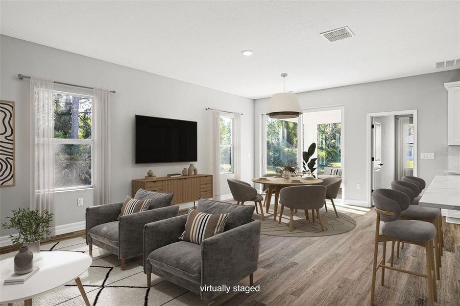 Furnished interior view inside a new home in , North Port (Image 5). Furnished interior view inside a new home in , North Port (Image 5).