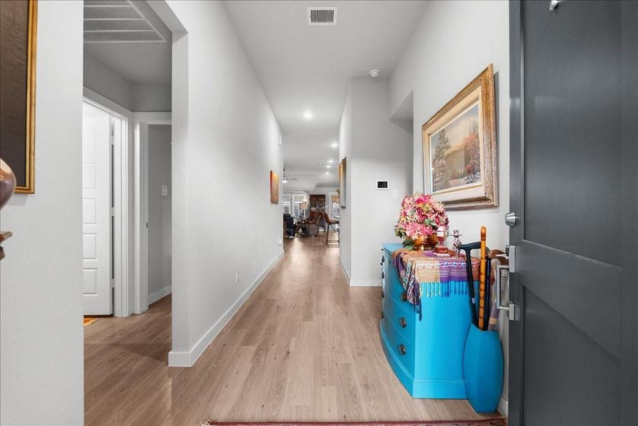 Furnished interior view inside a new home in Mustang Crossing, Alvin (Image 36).