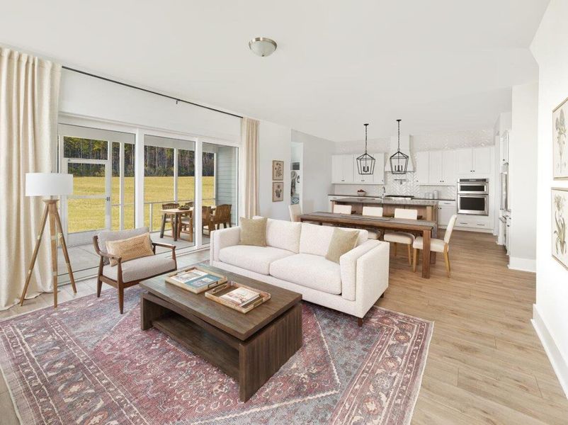Furnished interior view inside a new home in Midtown at Nexton, Summerville (Image 5).