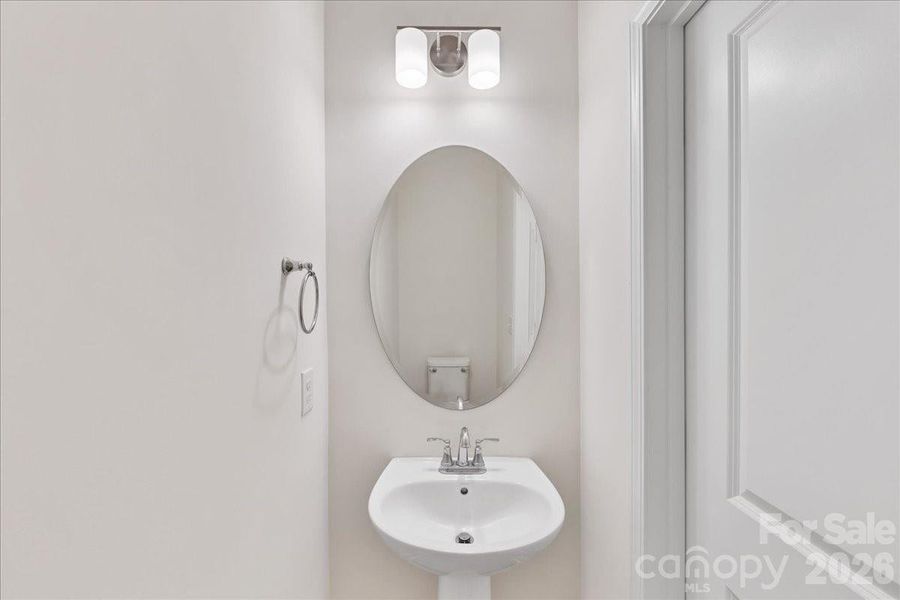 2nd floor powder room