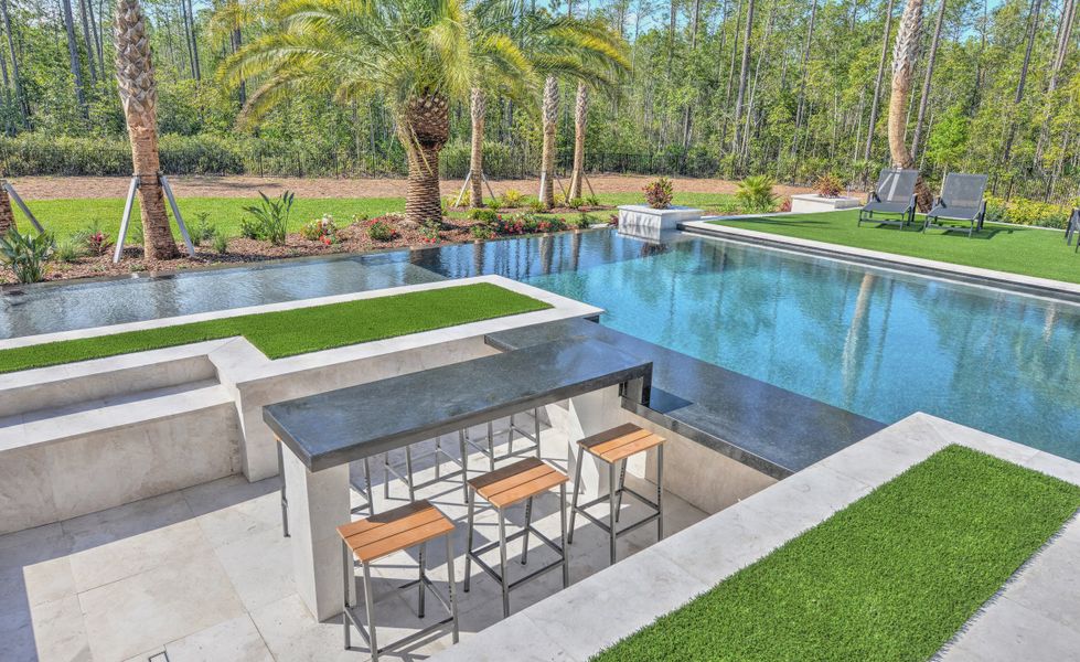 Exterior details and patio area of a home in Courtney Grove, St. Augustine (Image 28). Exterior details and patio area of a home in Courtney Grove, St. Augustine (Image 28).