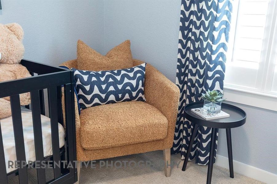 Furnished interior view inside a new home in Sandbrock Ranch, Aubrey (Image 38).