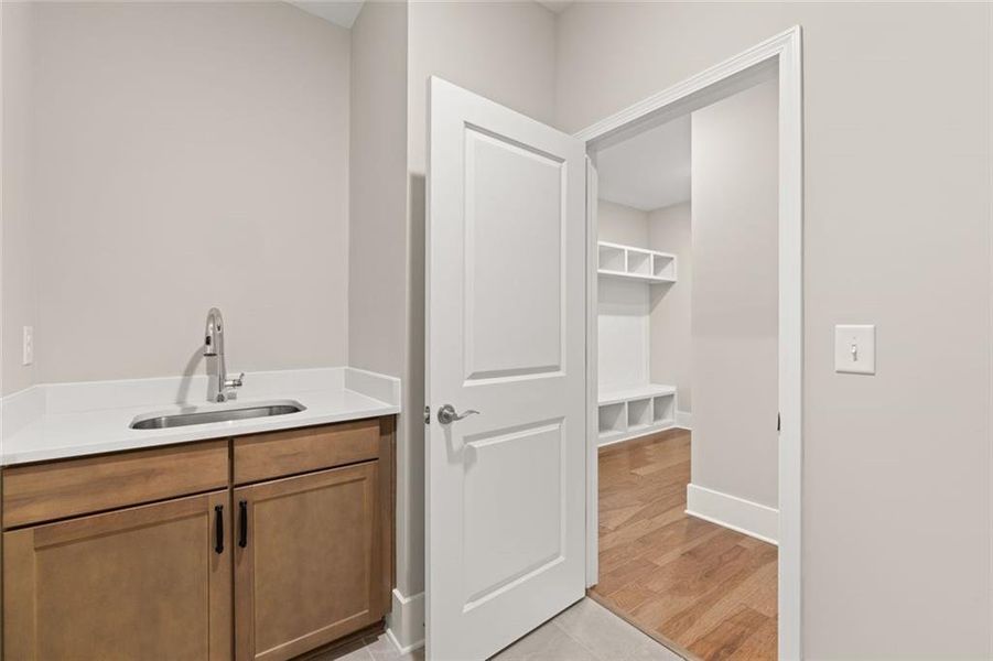 Furnished interior view inside a new home in Soleil Summit Chase, Snellville (Image 5).