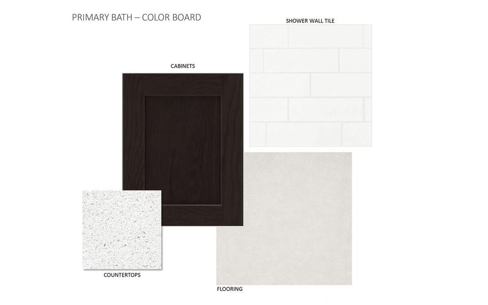 Sample of building materials used in homes in Urban Courtyard Homes at Easton Park, Austin (Image 3). Sample of building materials used in homes in Urban Courtyard Homes at Easton Park, Austin (Image 3).