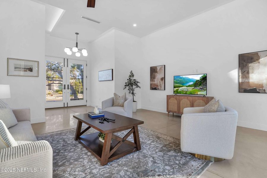 Furnished interior view inside a new home in , St. Augustine (Image 10).