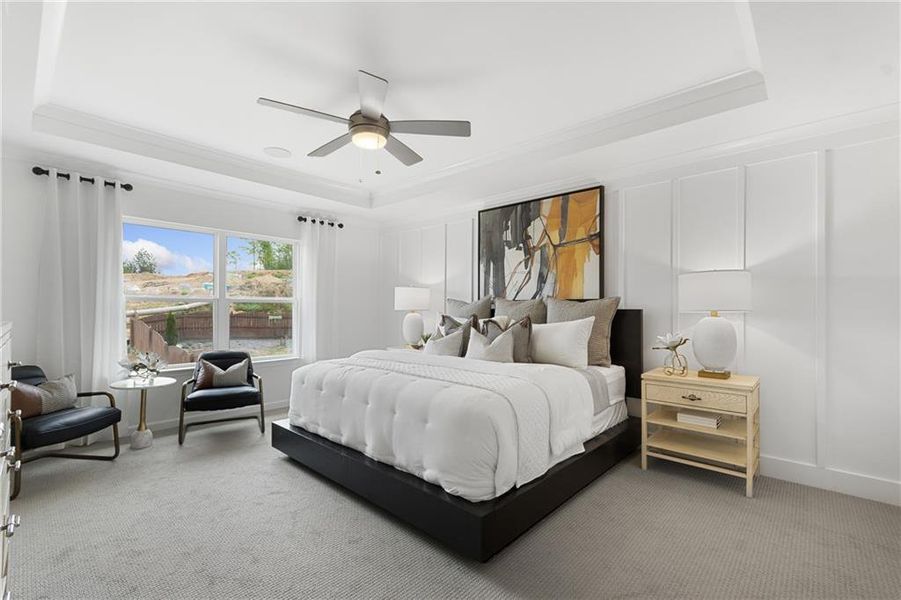 Furnished interior view inside a new home in Sierra Creek, Hoschton (Image 32).