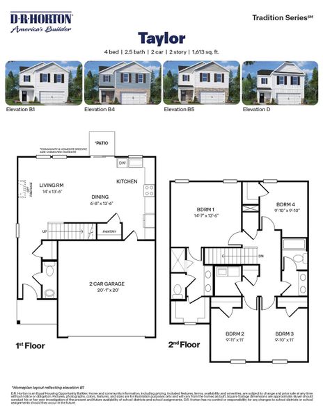 Image 25 representing the TAYLOR by D.R. Horton in Galvins Ridge, Sanford, NC.