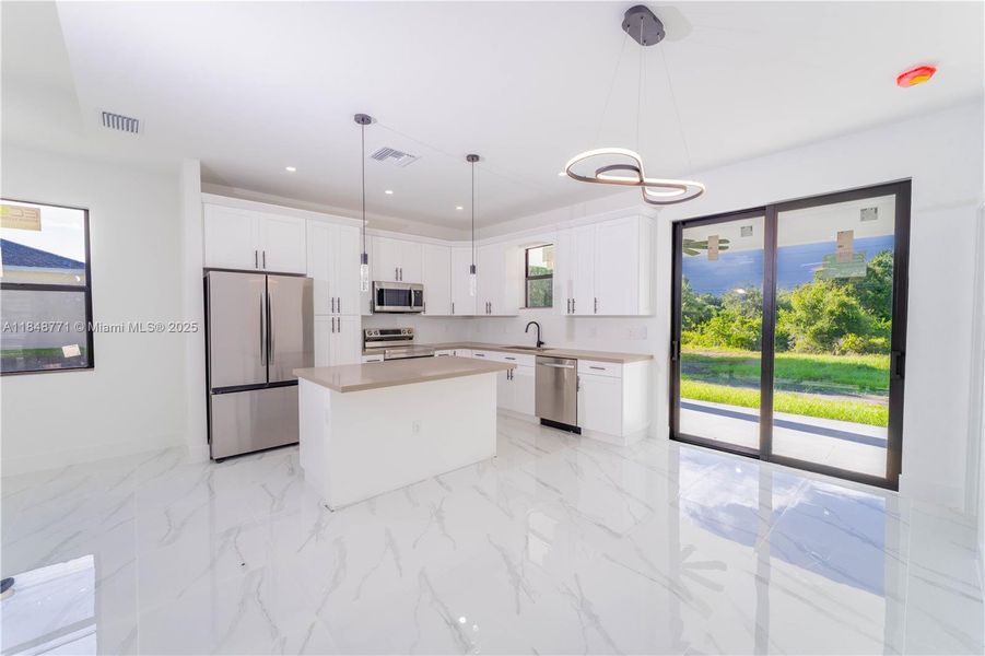 Furnished interior view inside a new home in , Lehigh Acres (Image 7). Furnished interior view inside a new home in , Lehigh Acres (Image 7).