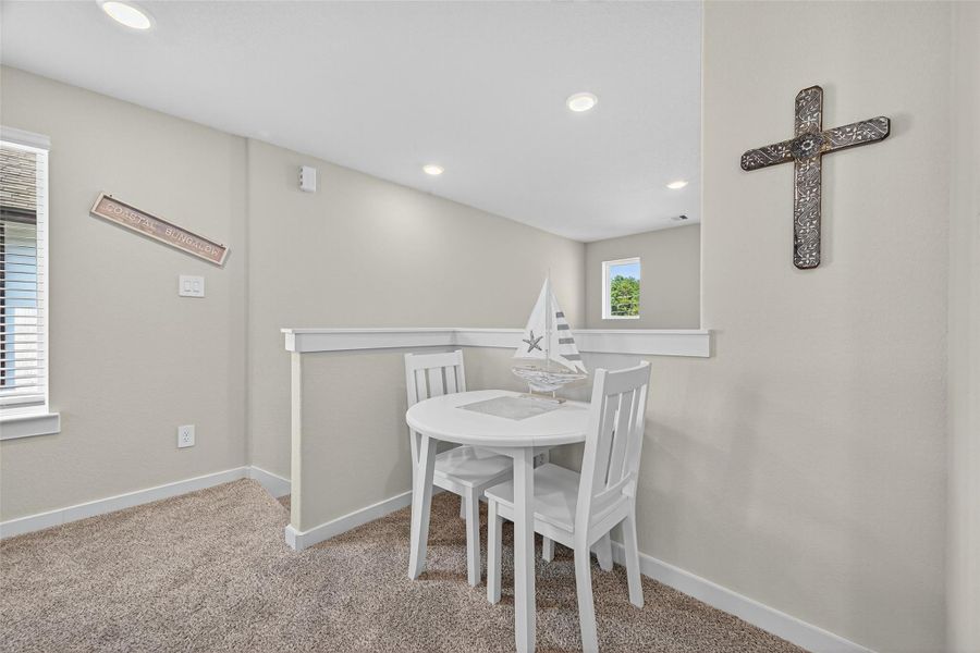 Furnished interior view inside a new home in Mavera, Conroe (Image 18). Furnished interior view inside a new home in Mavera, Conroe (Image 18).