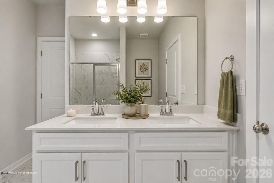 Furnished interior view inside a new home in , Charlotte (Image 6).