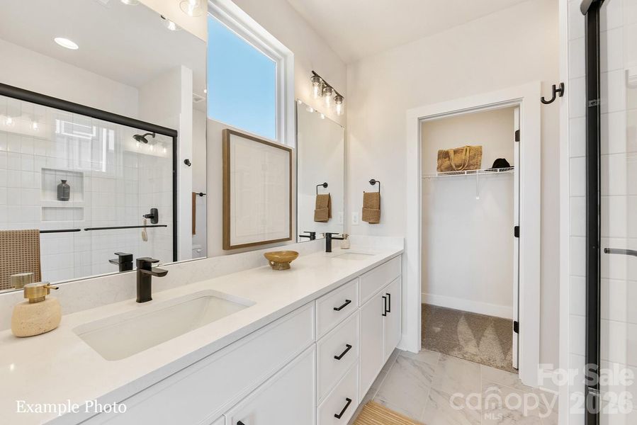 Furnished interior view inside a new home in , Charlotte (Image 10).