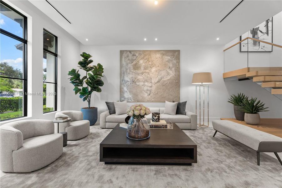 Furnished interior view inside a new home in , Miami (Image 4).