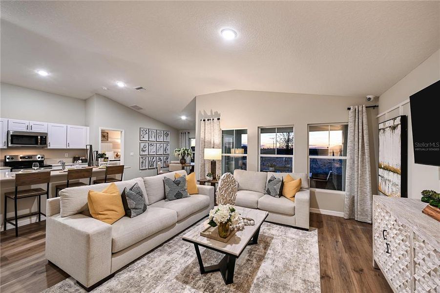Furnished interior view inside a new home in Scenic Terrace, Haines City (Image 14).