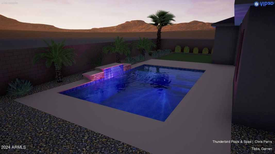 Backyard rendering