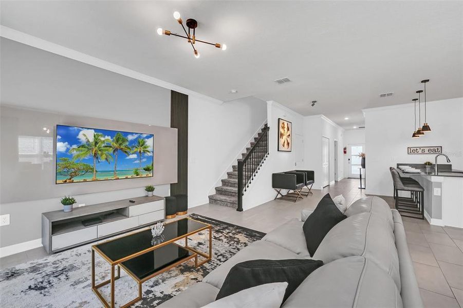 Furnished interior view inside a new home in , Kissimmee (Image 12).