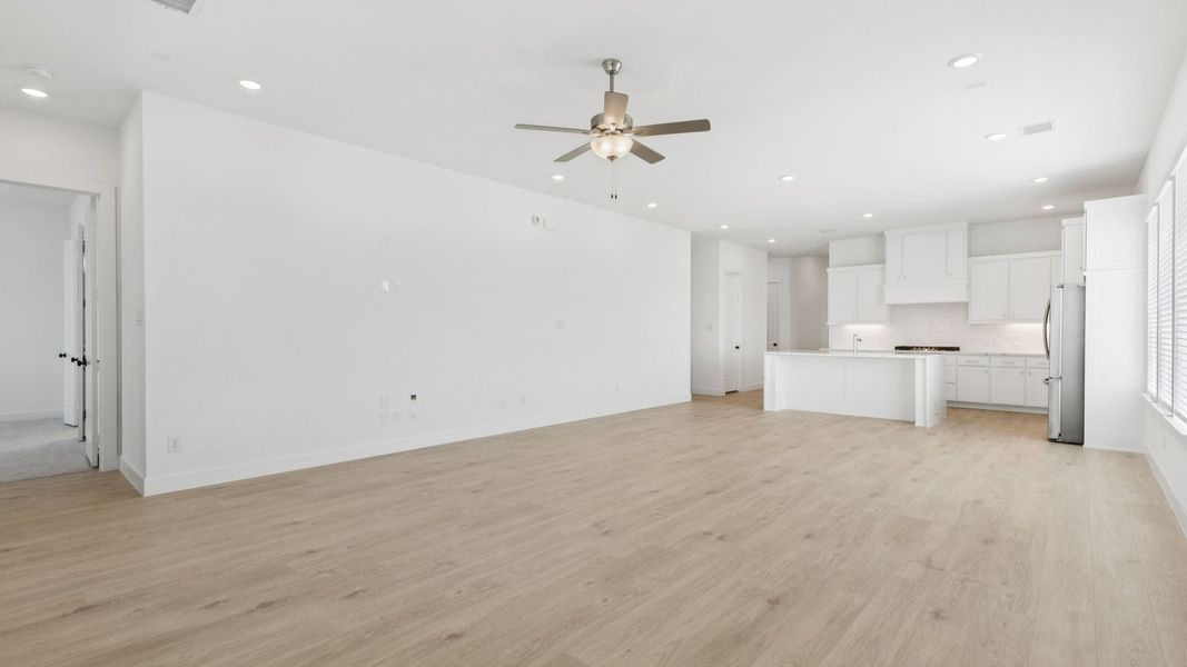 Representative unfurnished interior of a home built from the Elise by Normandy Homes in Rainwater Crossing, Celina (Image 18).
