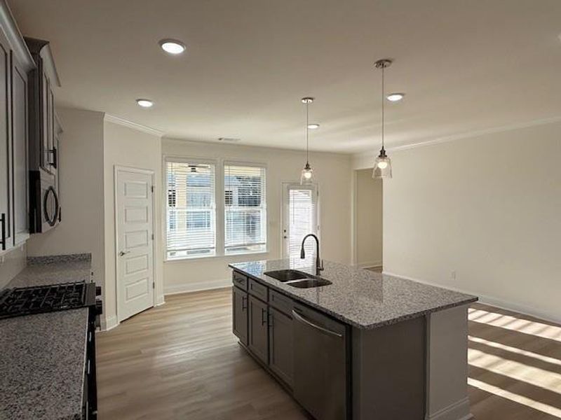 Furnished interior view inside a new home in Cooper's Walk, Loganville (Image 4). Furnished interior view inside a new home in Cooper's Walk, Loganville (Image 4).