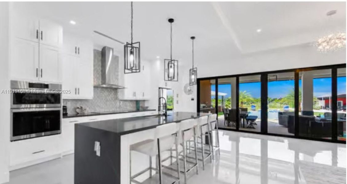 Furnished interior view inside a new home in , Miami (Image 12).