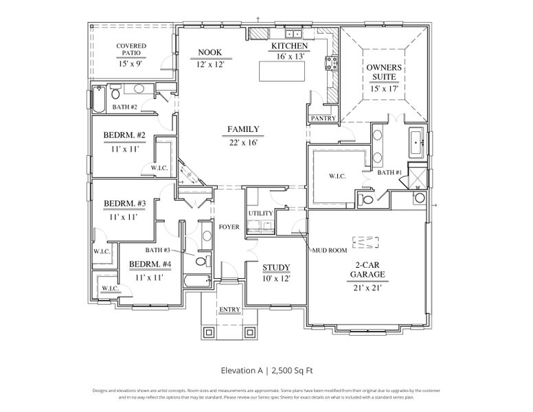 2D floor plan layout of this home in Rocky Top Ranch, Reno, TX (Image 2). 2D floor plan layout of this home in Rocky Top Ranch, Reno, TX (Image 2).
