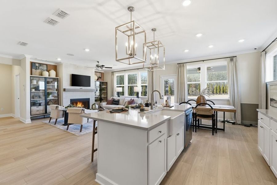 Representative furnished interior of a home built from the Essex by Taylor Morrison in Dreycott, Lawrenceville (Image 21).