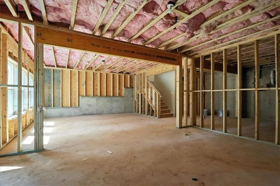 In-progress construction of a new home in , Jefferson, GA (Image 54).
