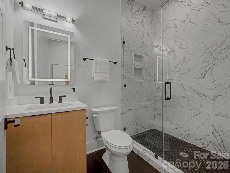 Furnished interior view inside a new home in , Charlotte (Image 10).