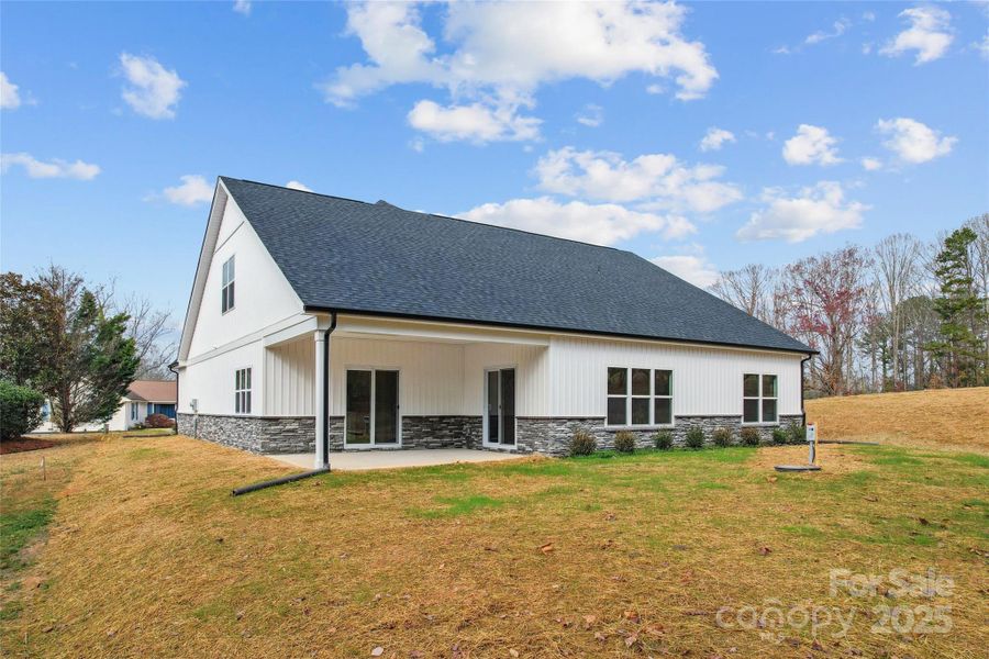 Rear of home Rear of home