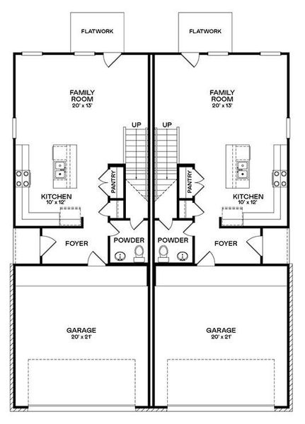 2D floor plan layout of this home in Sierra Vista, Rosharon, TX (Image 3).