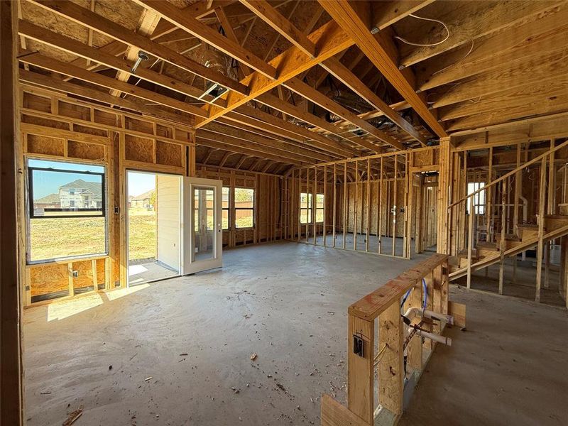 In-progress construction of a new home in , Godley, TX (Image 10).