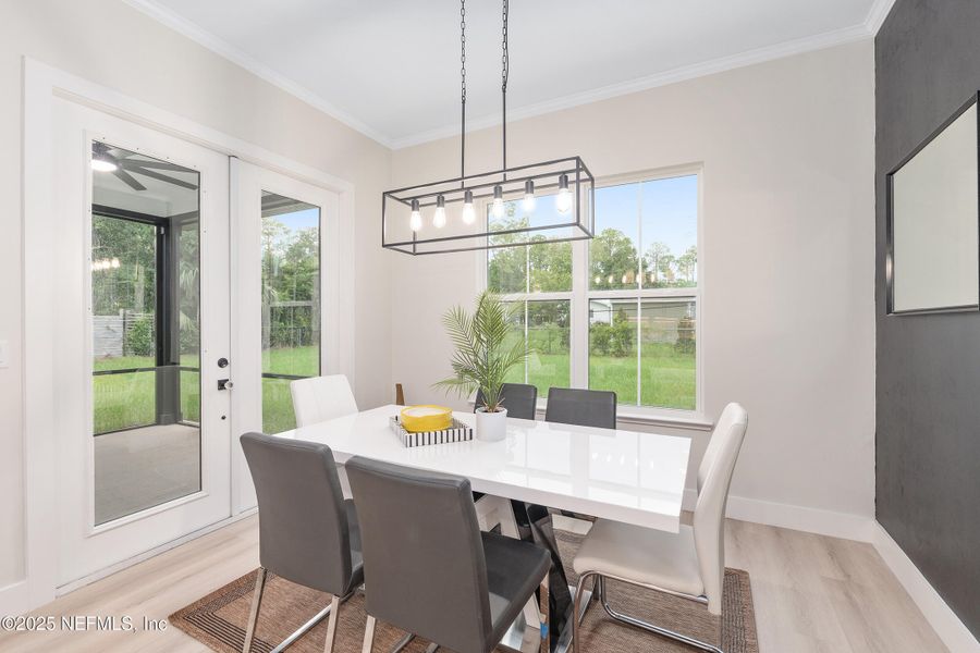 Furnished interior view inside a new home in , Gainesville (Image 39).
