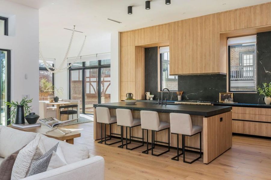 Furnished interior view inside a new home in , Atlanta (Image 12).