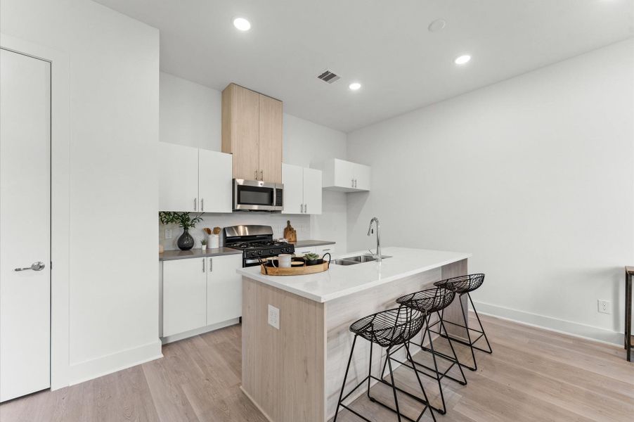 Furnished interior view inside a new home in , Houston (Image 12). Furnished interior view inside a new home in , Houston (Image 12).