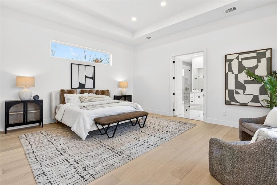 Furnished interior view inside a new home in , Dallas (Image 7).