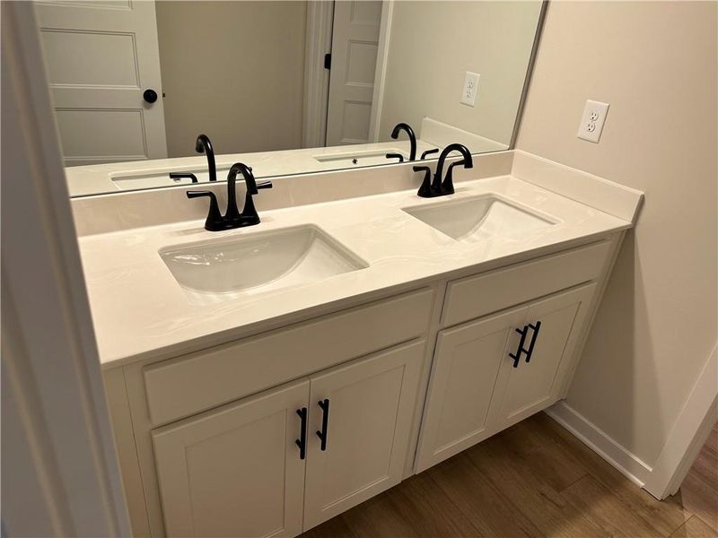 Furnished interior view inside a new home in Rosewood Lake Estates, Hoschton (Image 5).