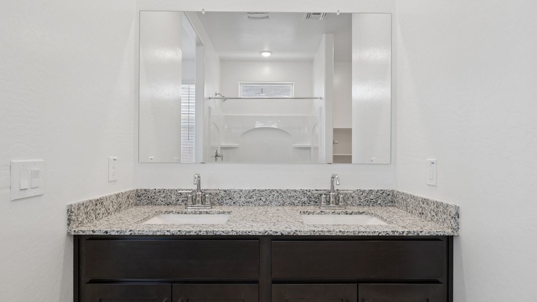 Furnished interior view inside a new home in Magma Ranch Vistas, Florence (Image 7). Furnished interior view inside a new home in Magma Ranch Vistas, Florence (Image 7).