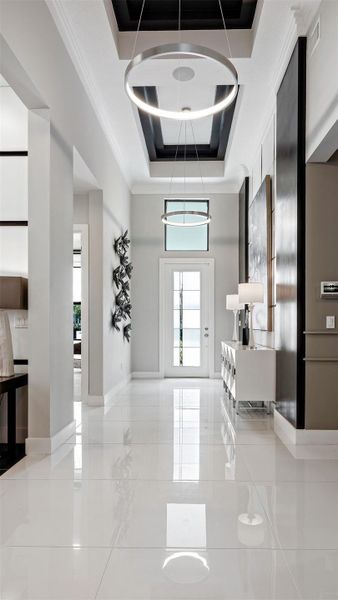 Furnished interior view inside a new home in Cresswind Palm Beach at Westlake, Westlake (Image 31).