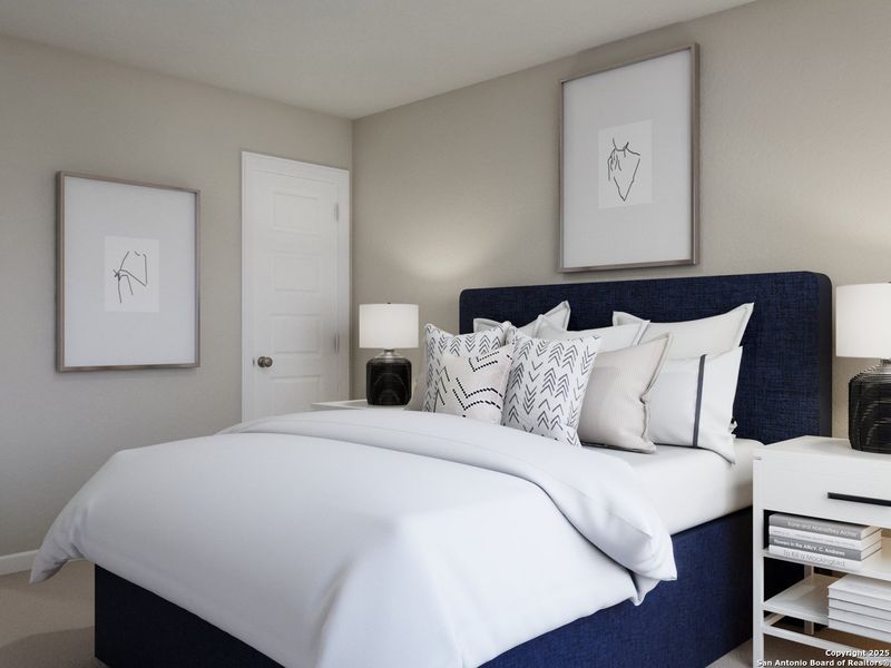 Furnished interior view inside a new home in Applewhite Meadows, San Antonio (Image 25). Furnished interior view inside a new home in Applewhite Meadows, San Antonio (Image 25).