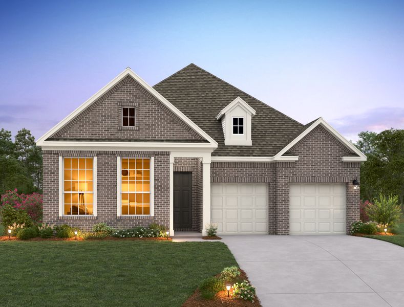 Representative exterior photo of a completed home built from the Waterville by Ashton Woods in The Trails at Carmel, Pflugerville, TX (Image 33).