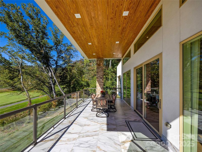 Exterior details and patio area of a home in , Asheville (Image 18). Exterior details and patio area of a home in , Asheville (Image 18).