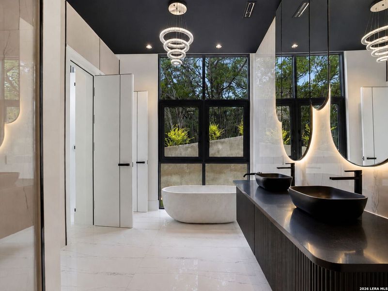 Furnished interior view inside a new home in , San Antonio (Image 15).