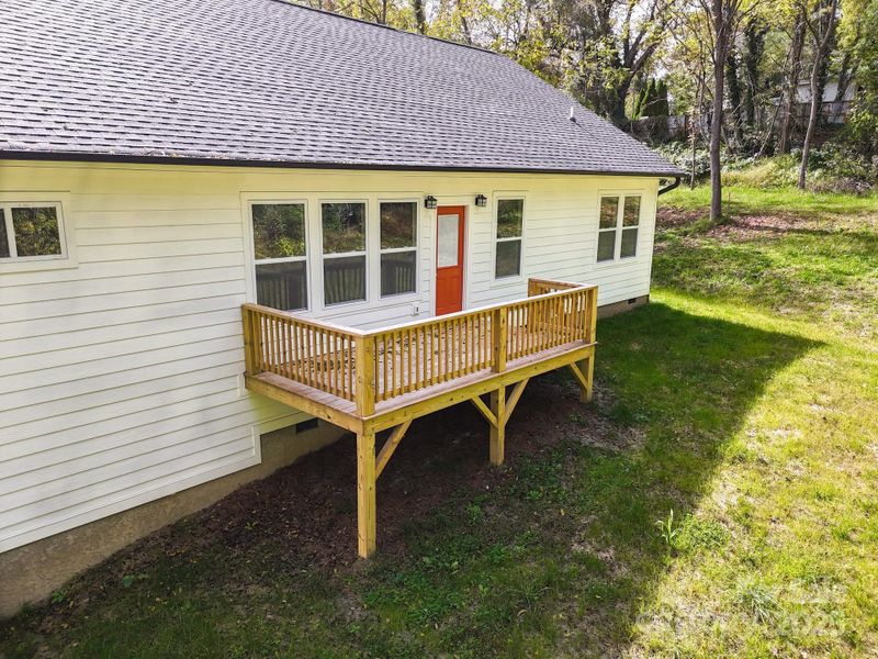 Exterior details and patio area of a home in , Candler (Image 4). Exterior details and patio area of a home in , Candler (Image 4).