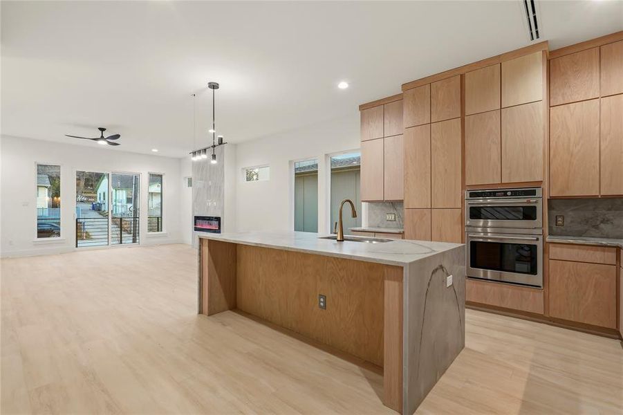 Furnished interior view inside a new home in , Dallas (Image 4).
