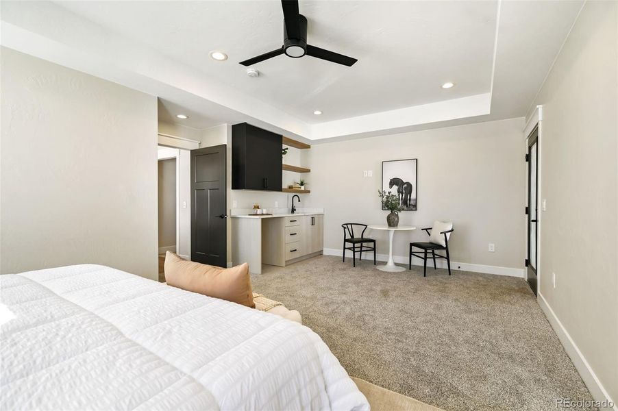 Furnished interior view inside a new home in , Colorado Springs (Image 39).