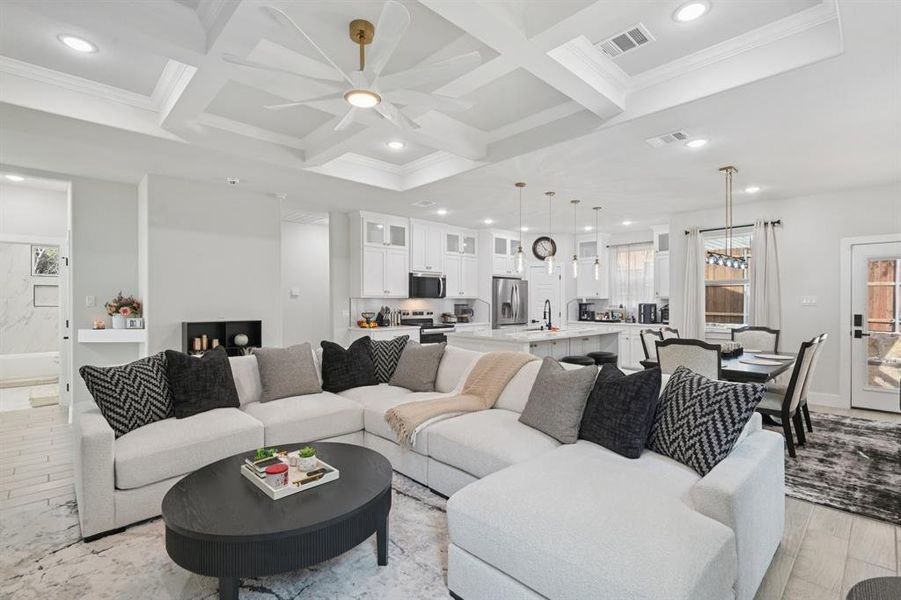 Furnished interior view inside a new home in , Granbury (Image 8).
