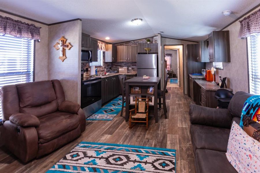 Furnished interior view inside a new home in , Rule (Image 4).